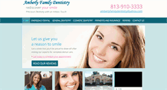 Desktop Screenshot of amberlydentaltampa.com